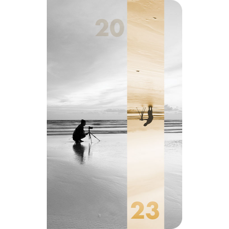 Ημερολόγιο εβδομαδιαίο "Silhouette"_C 8.5x14cm 2023 με σκληρό εξώφυλλο